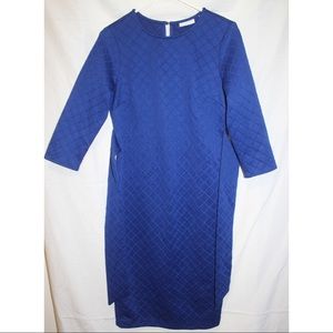 NY&C Waist Tie Blue Dress